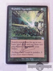 Explosive Vegetation - Signed
